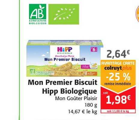 mon premier biscuit hipp biologique