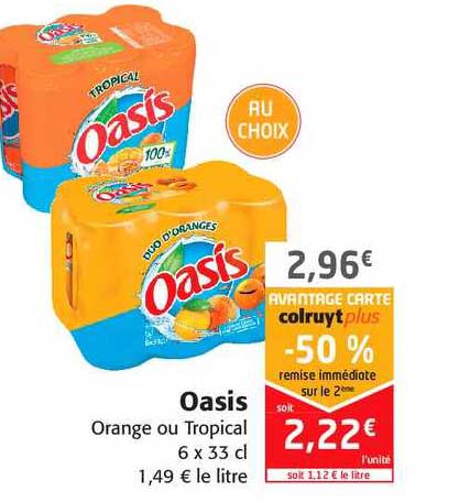 Oasis Orange  Ou Tropical