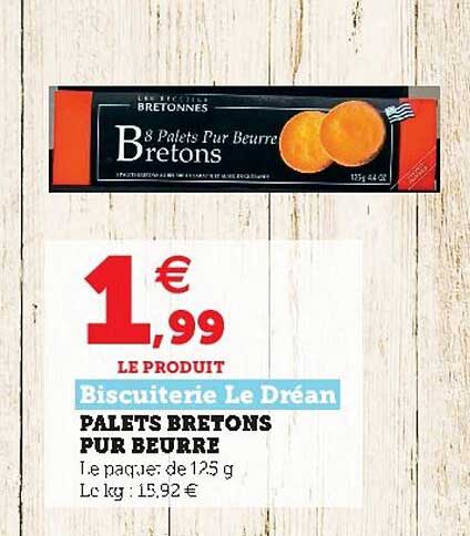 palets bretons pur beurre biscuiterie le dréan