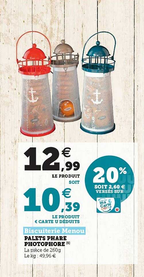 palets phare photophore biscuiterie menou