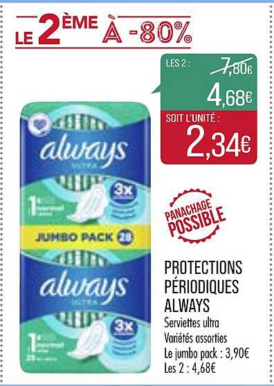 protections périodiques always