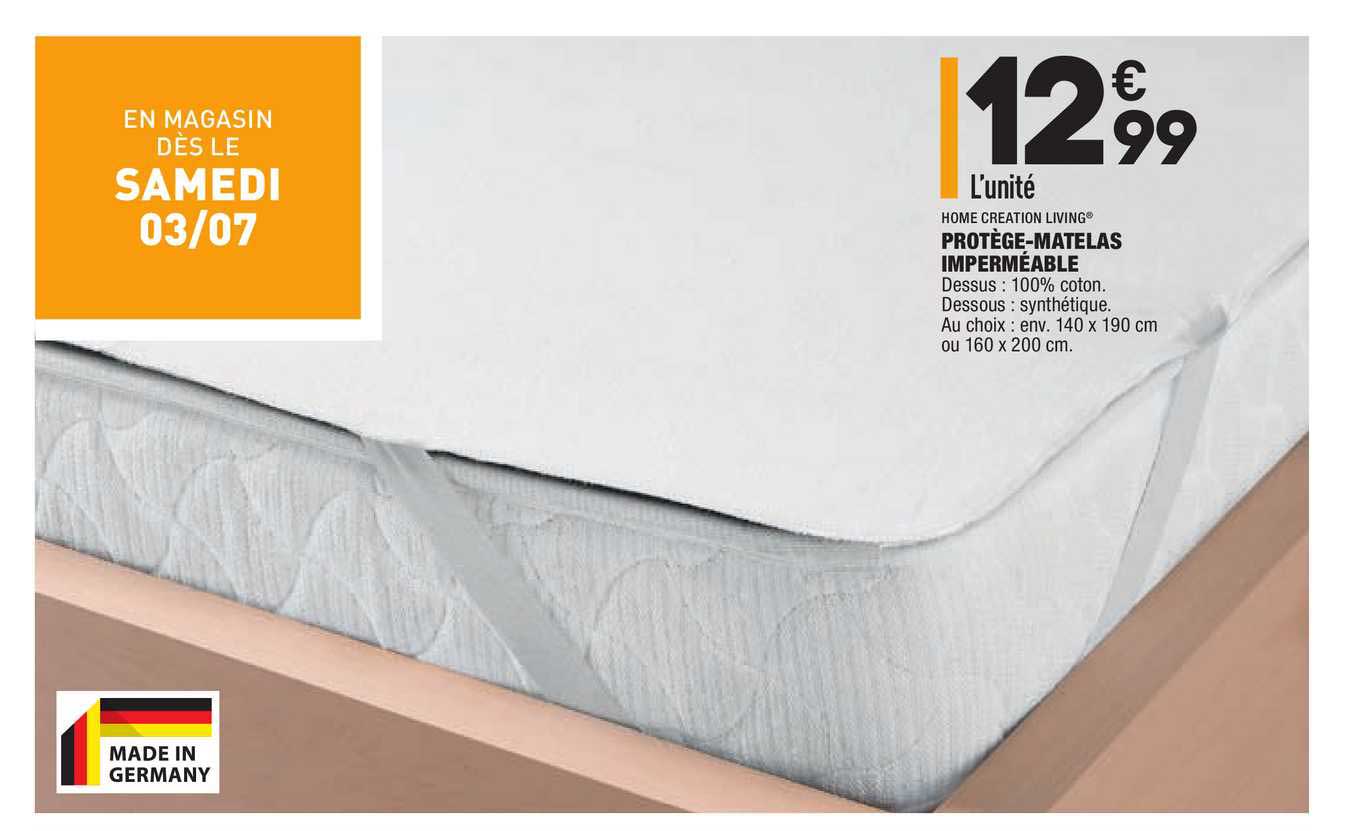 Protège-matelas Imperméable Home Creation Living