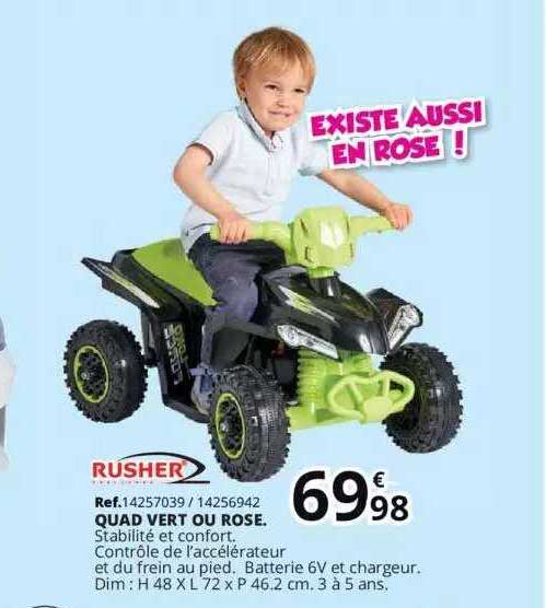 Quad Vert Ou Rose