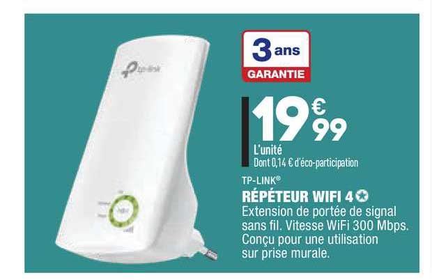 répéteur wifi 4 tp-link