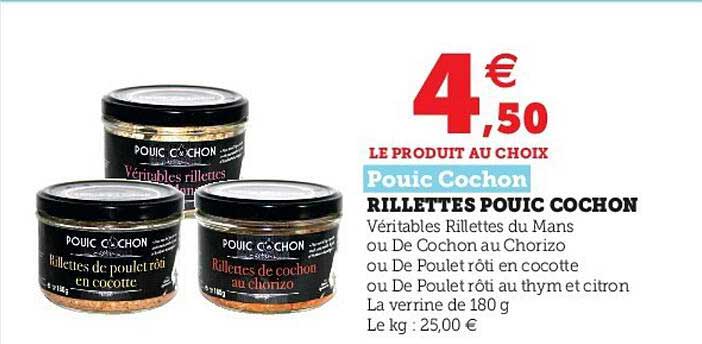 rillettes pouic cochon