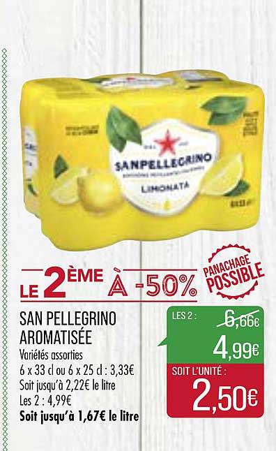 San Pellegrino Aromatisée