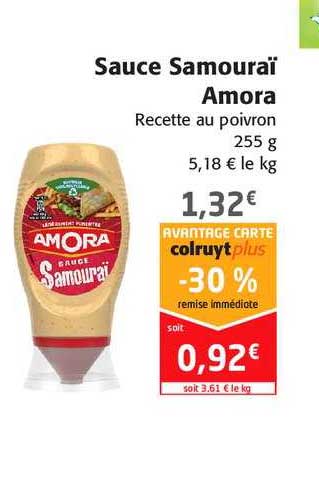 Sauce Samouraï Amora