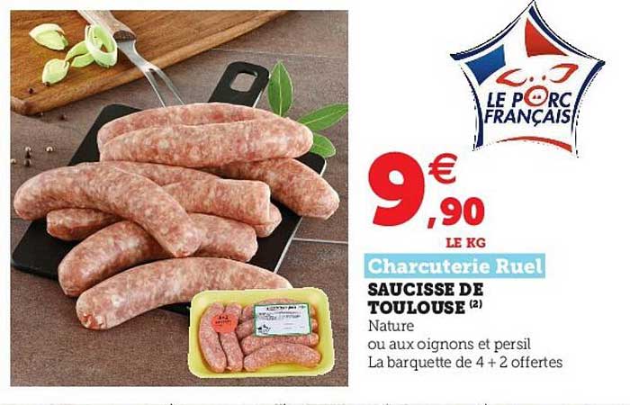 Saucisse De Toulouse Charcuterie Ruel