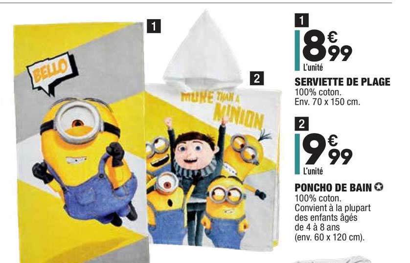 serviette de plage poncho de bain bello