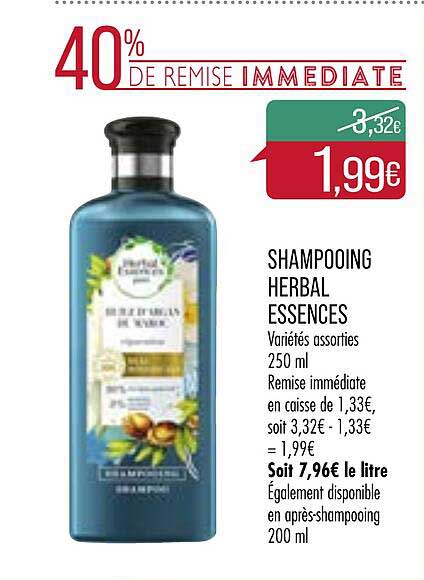 Shampooing Herbal Essences