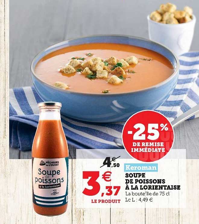 Soupe De Poissons à La Lorientaise Keroman
