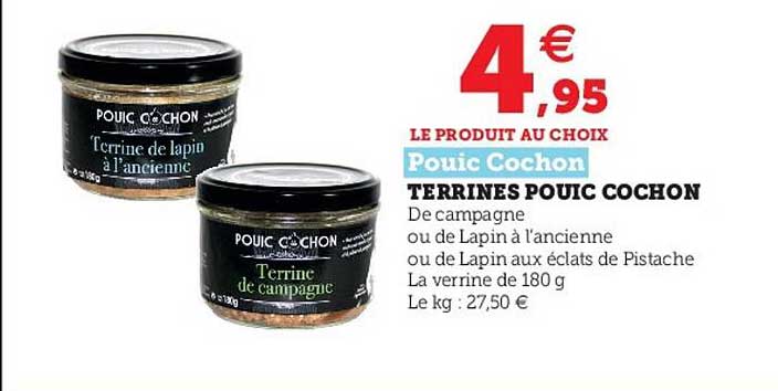 terrines pouic cochon