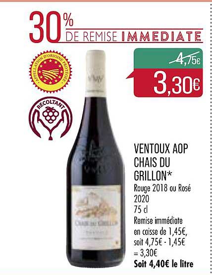 ventoux aop chais du grillon