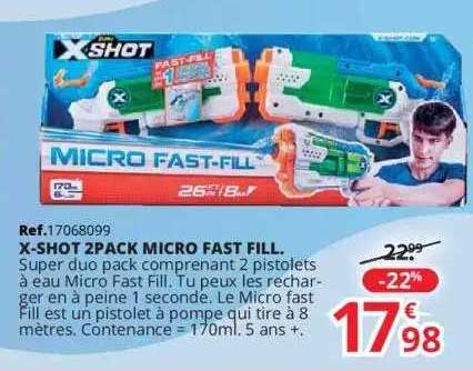 x-shot 2 pack micro fast fill