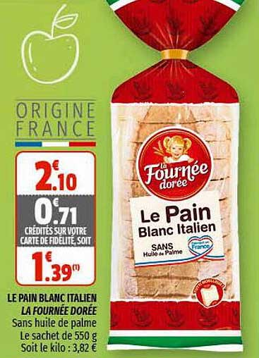 le pain blanc italien la fournée dorée