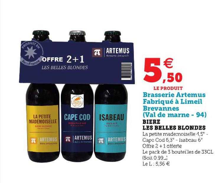 bière les belles blondes