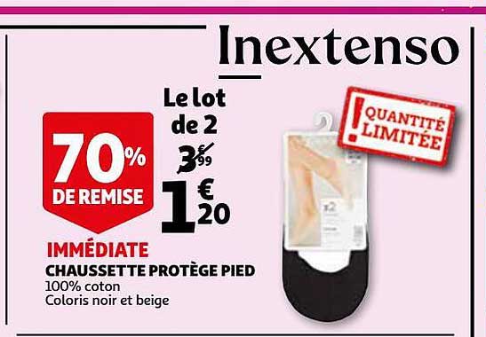 Chaussette Protège Pied Inextenso