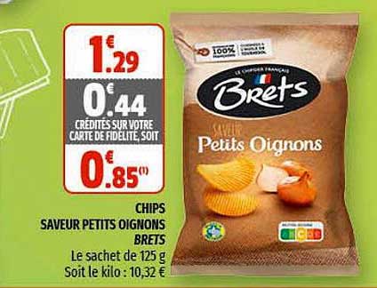 Chips Saveur Petits Oignons Brets