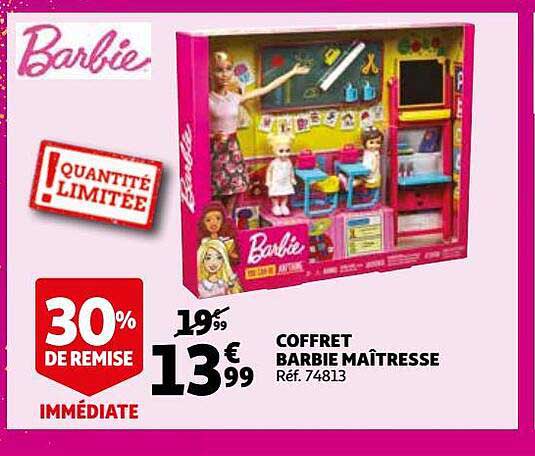 coffret barbie maîtresse