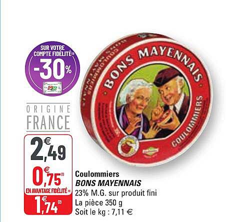 coulommiers bons mayennais