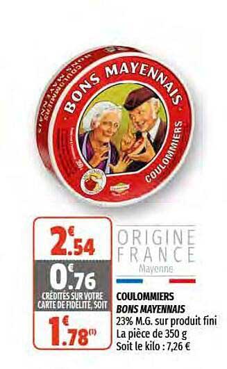 coulommiers bons mayennais