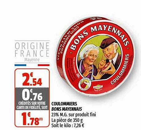 coulommiers bons mayennais