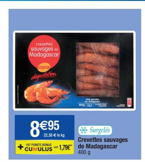 Crevettes Sauvages De Madagascar