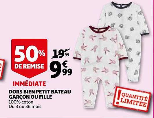 dors bien petit bateau garçon ou fille