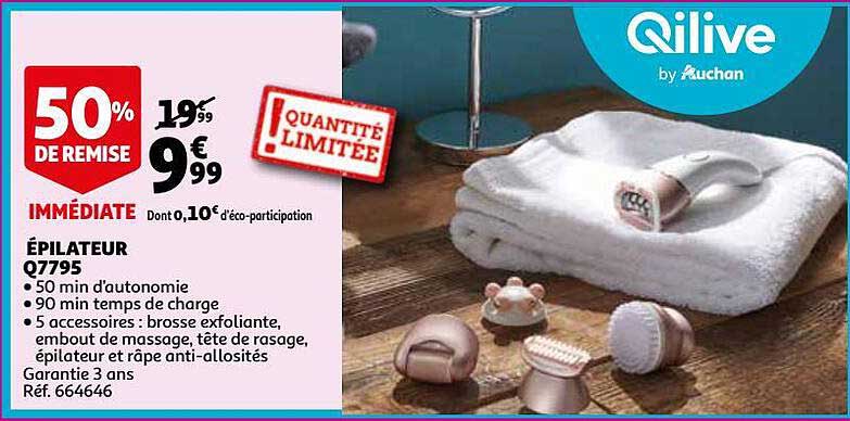 épilateur Q7795 Qilive