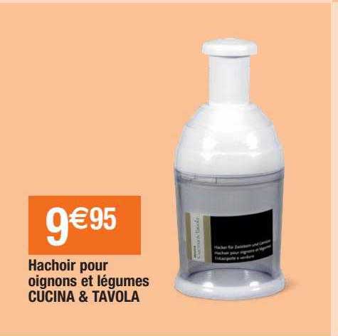 hachoir pour oignons et légumes curina & tavola