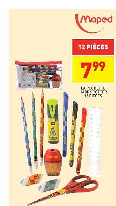 la pochette harry potter 12 pièces maped
