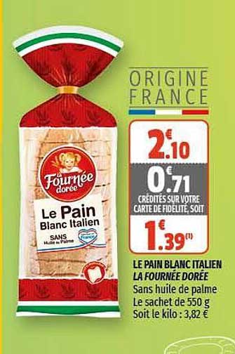 le pain blanc italien la fournée dorée