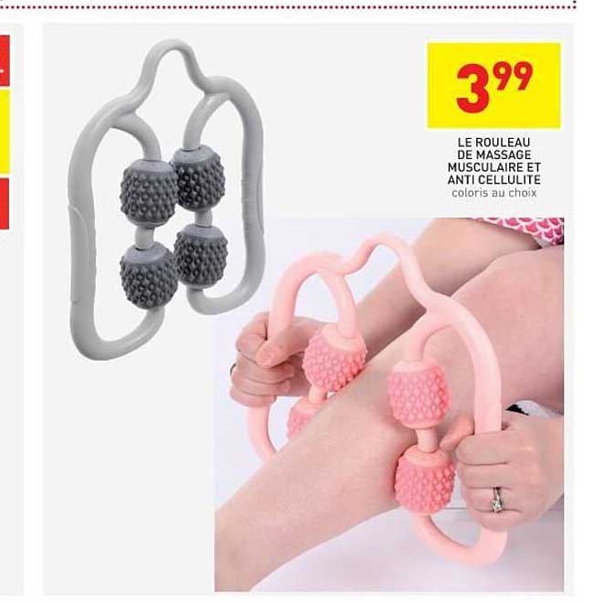 le rouleau de massage musculaire et anti cellulite