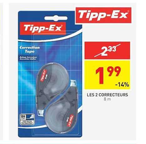 les 2 correcteurs tipp-ex