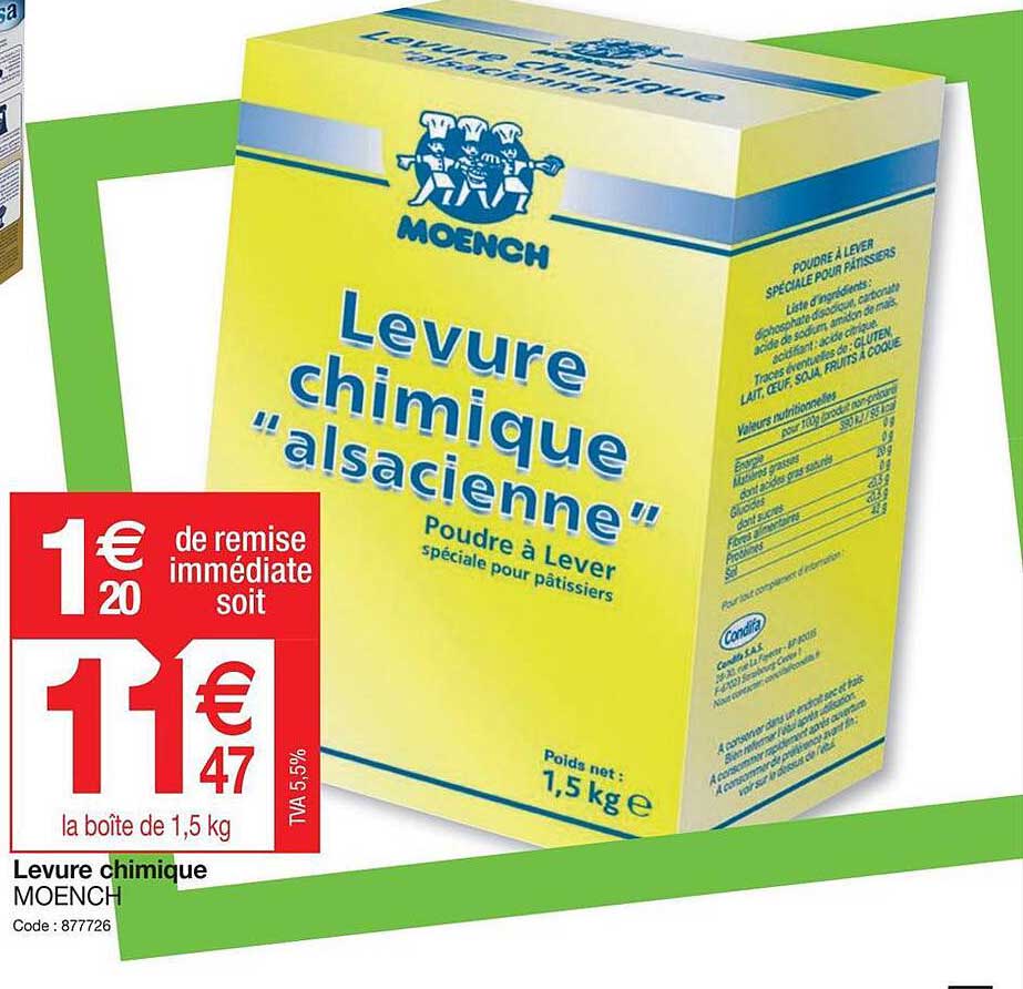 levure chimique moench
