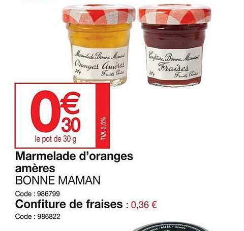 marmelade d'oranges amères bonne maman