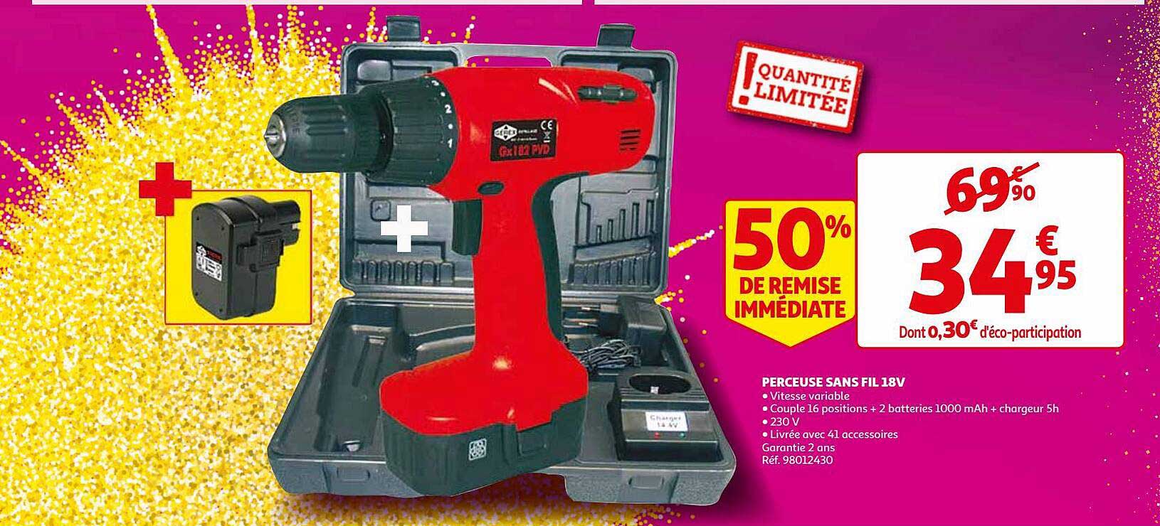 Perceuse Sans Fil 18v