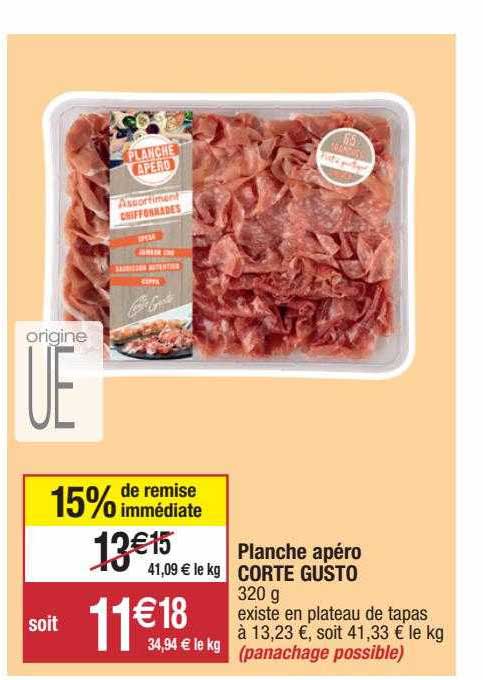 planche apéro corte gusto