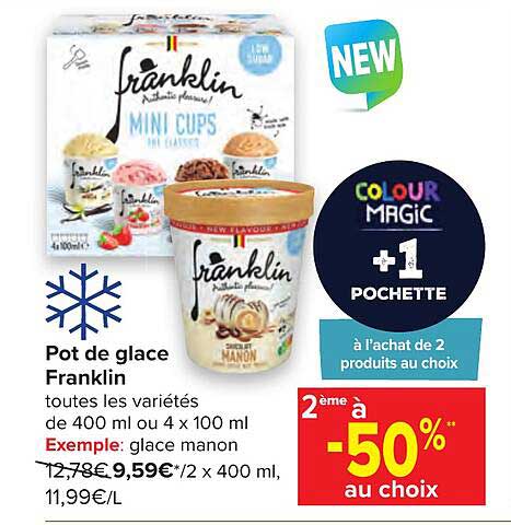 pot de glace franklin