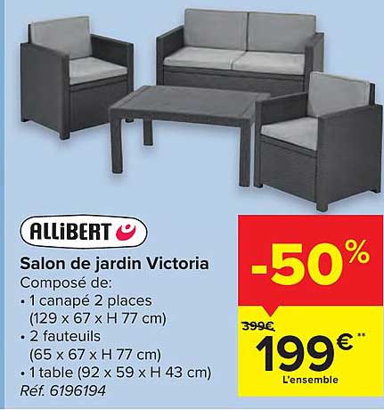 Salon De Jardin Victoria Allibert