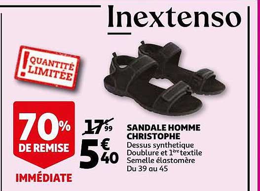 sandale homme christophe inextenso