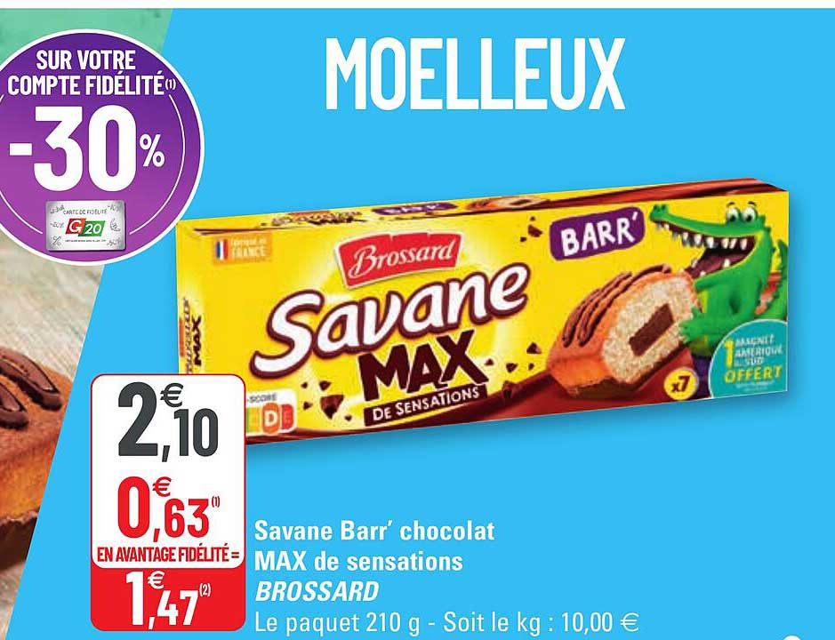 savane barr' chocolat max de sensations brossard