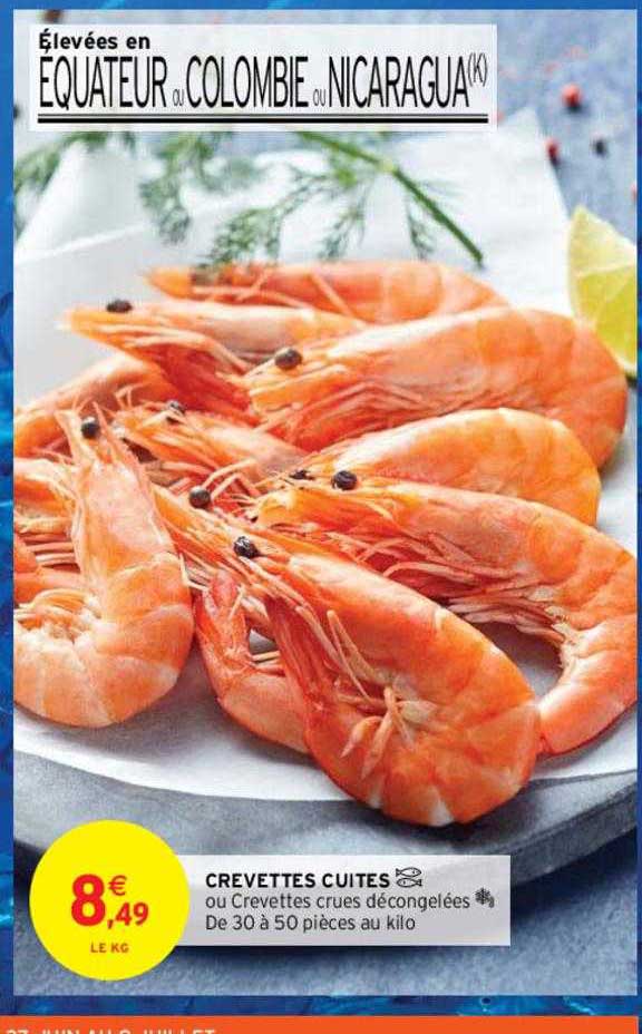 Crevettes Cuites