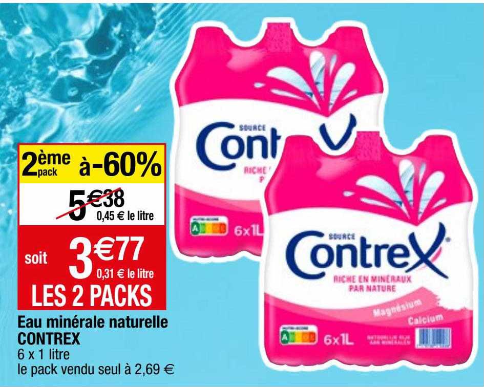 Eau Minérale Naturelle Contrex