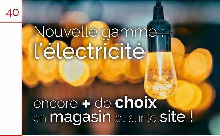 gamme électricité