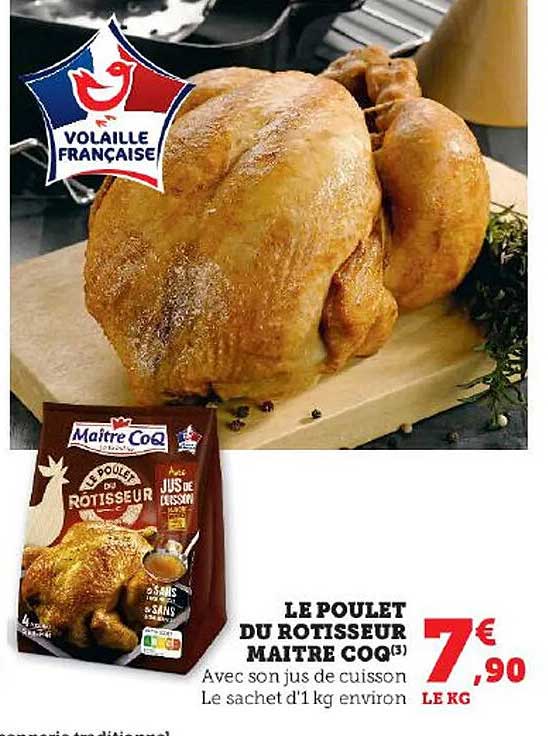 le poulet du rôtisseur maître coq