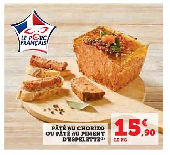 pâté au chorizo ou pâté au piment d'espelette