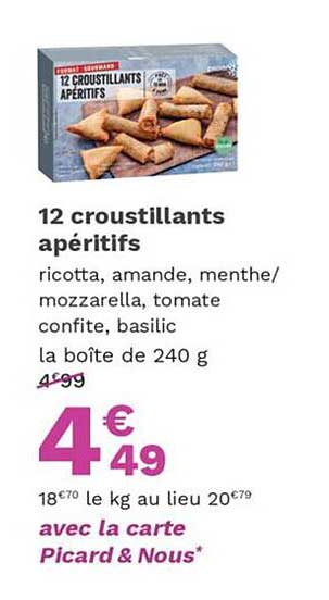 12 Croustillants Apéritifs
