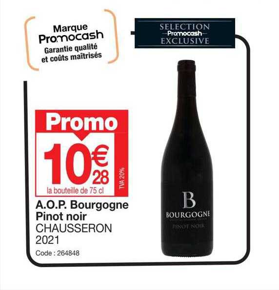 a.o.p. bourgogne pinot noir chausseron 2021