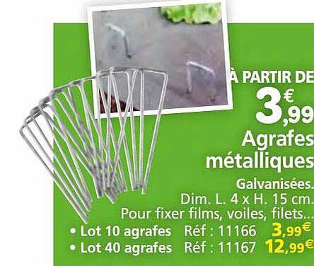 Agrafes Métalliques